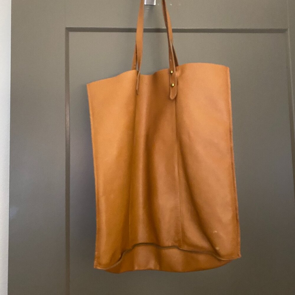 Madewell Leather Tote Bag